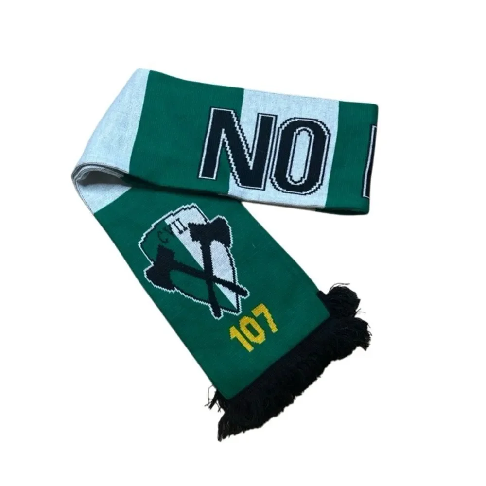 Portland Timbers Timbers Army NO PITY PTFC 107 Black Fringe 68 x 7 100% Acrylic